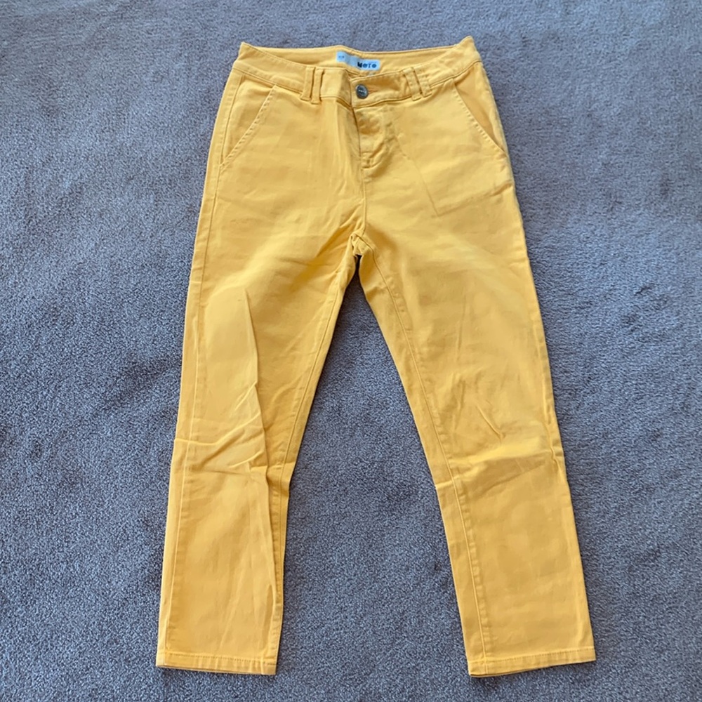 Top shop cropped ankle twill pants size 28